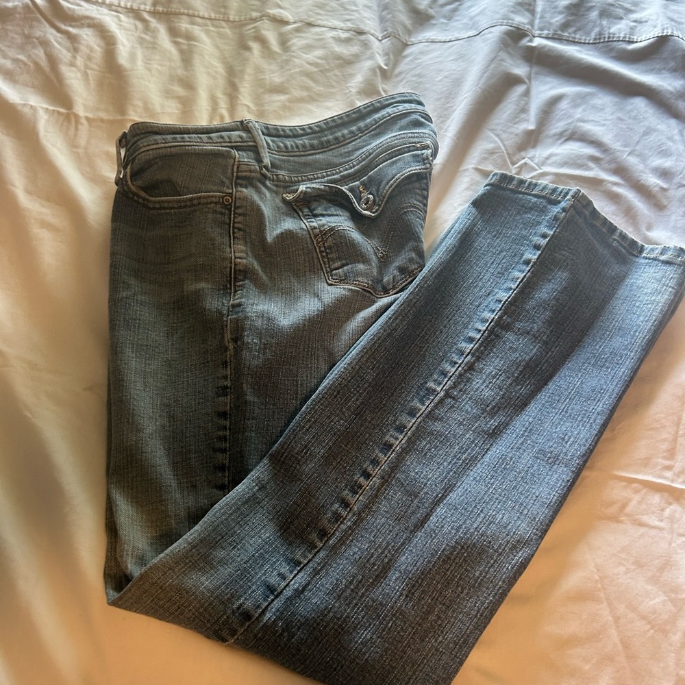 Levi's Classic Blue Boot Cut Jeans Premium Denim